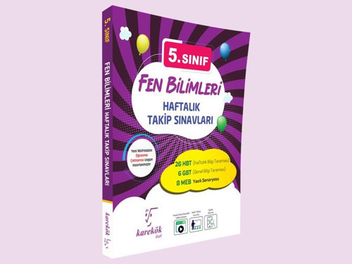 Karekök Yayınları 5.Sınıf Fen Bilimleri Haftalık Takip Sınavları