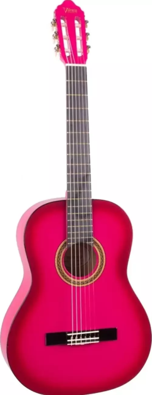 Valencıa Vc103tpks Klasik Gitar Sap Çelikli 3/4 Pembe Sunburst