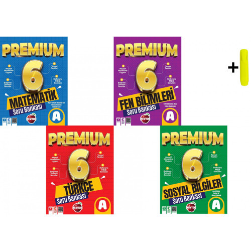 Newton 6. Sınıf Premium A Matematik Fen Türkçe Sosyal Soru Bankası Yeni