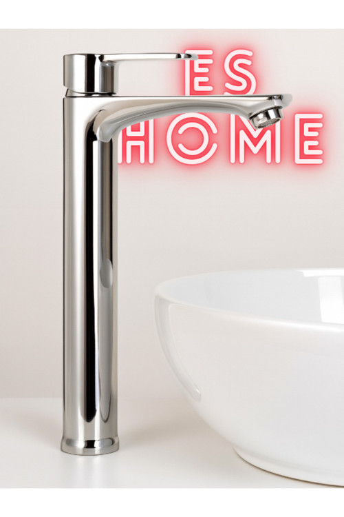 ESKAYA Çanak Lavabo Krom Aç Kapa Banyo Lavabo Musluğu Bataryası