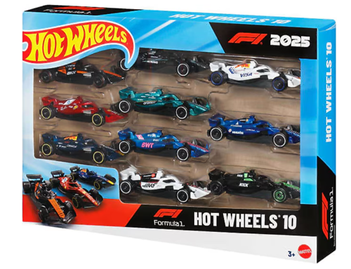 Formula 1 2025 10'lu Araba Seti JMM24