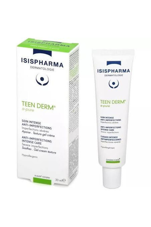 Isispharma Teen Derm Alpha Pure Yağlı Ciltler İçin Bakım Kremi 30 ml