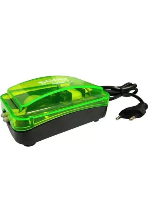Sobo Çift Çıkışlı Akvaryum Hava Motoru 5W 2X4 lt Dak SB-666A