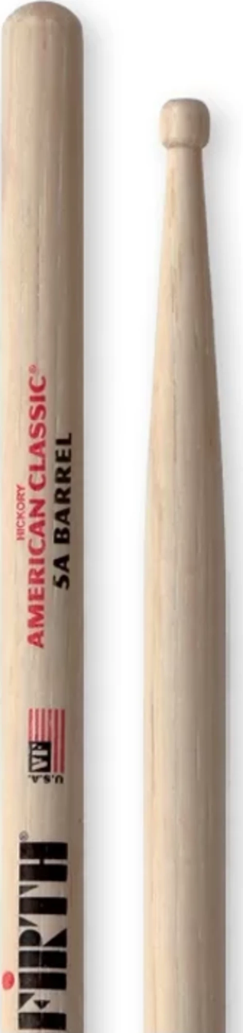 Vıcfırth V5abrl Baget (çift) 5a Barrel Tip, Hıckory, 0.565"x16", M