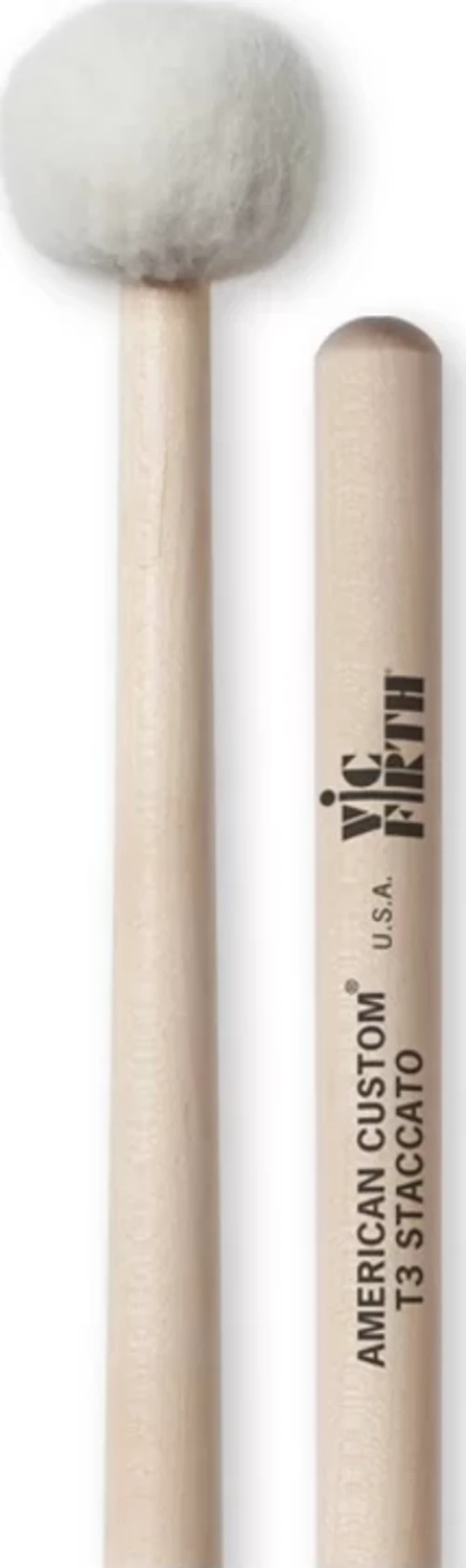 Vıcfırth Vt3 Baget (çift) Tımpanı Mallet Staccato, Medıum Hard,