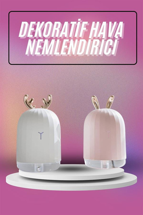 Hava Nemlendirici Ultrasonik Aromaterapi Difüzör Tavşan Nemlendirici UCZZZTVSNNEMLENDİRİCİİİİ2