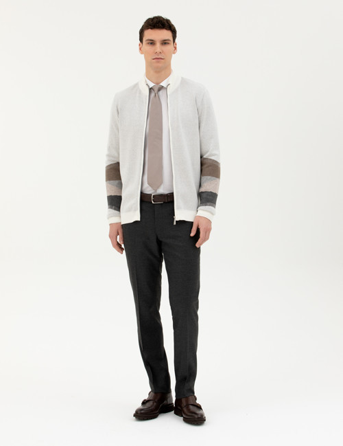 Antrasit Slim Fit Kumaş Pantolon 50293433-VR006