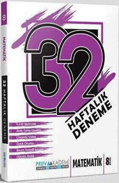 8. Sınıf LGS Matematik 32 Haftalık Deneme
