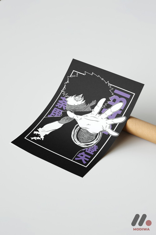 My Hero Academia Karakter Poster, Çerçevesiz Yüksek Kalite Duvar Afişi - Anime Severlere Özel Hediye