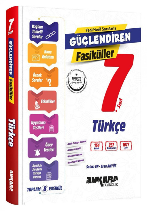 7.Sınıf Güçlendiren Türkçe Fasikül Set