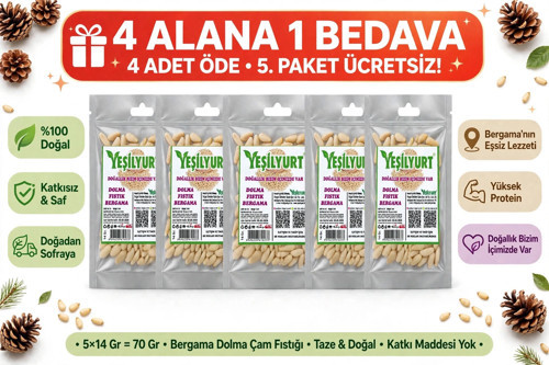 Dolma Fıstık Bergama 5 x 14 gr.