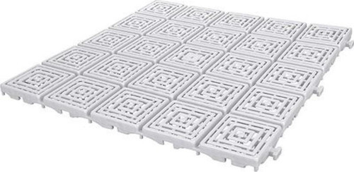GRİ PLAİN YER KAROSU PLASTİK 25x25 cm (2818)