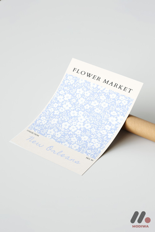 Flower Market New Orleans, Çerçevesiz Yüksek Kalite Duvar Afişi - Ev Dekorasyonu