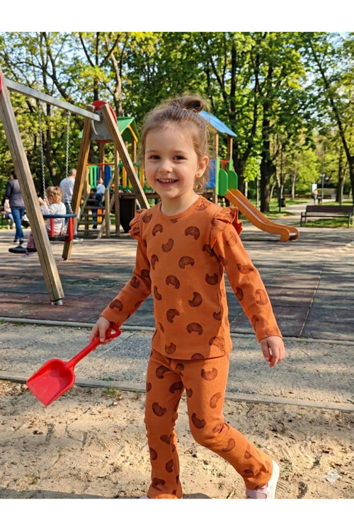 Erayalpkids Fitilli Kız Cocuk Tayt Takım