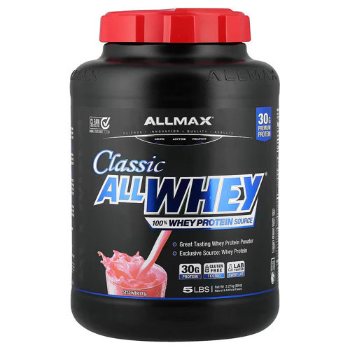 , CLASSIC ALLWHEY 100% Whey Protein Strawberry 2.27 kg