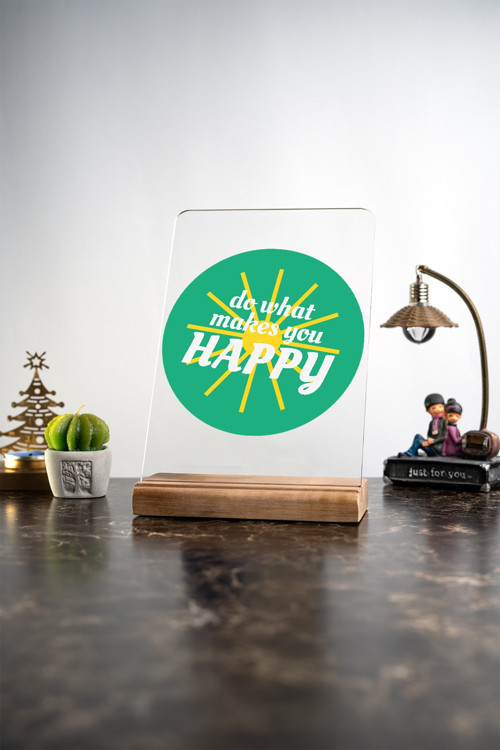 Ev Dekoru Happy Arkadaşa Hediye, Hediyelik Eşya, Hediyelik Ürünler, Masa Dekoru
