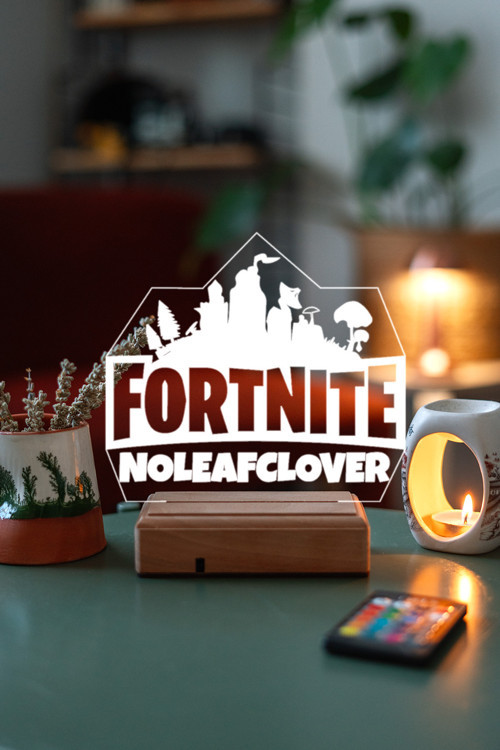 Fortnite Lamba 3D 16 Renk Gece Lambası