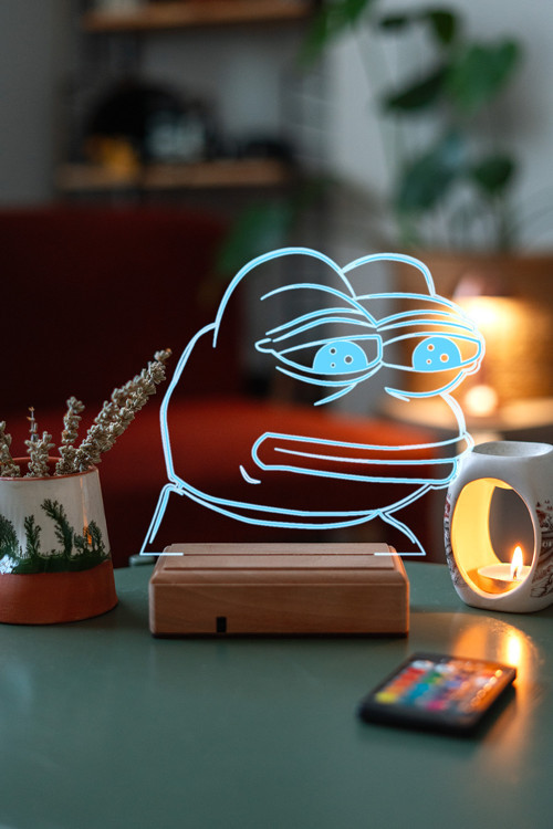 Sad Frog 16 Renk Gece Lambası
