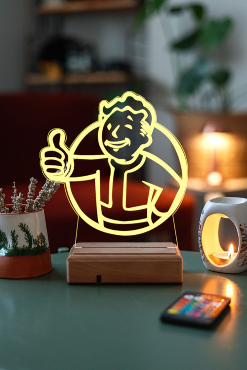 Fallout 16 Renk Masa Lambası