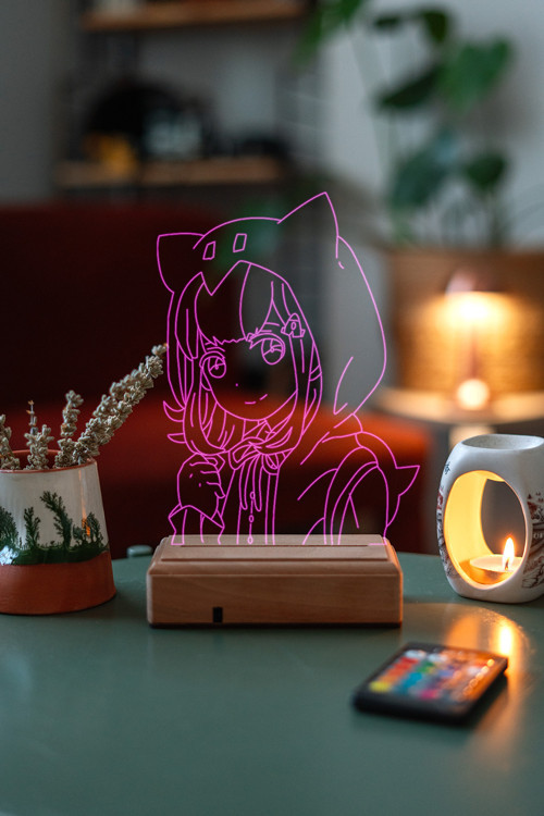 Chiaki Nanami - Danganronpa Anime Gece Lambası