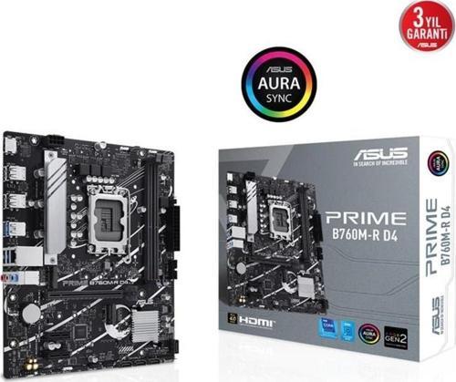 Prime B760M-R D4 1700P Hdmi 90Mb1Ha0-M0Eay0