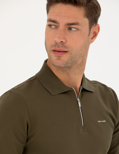 Koyu Haki Regular Fit Sweatshirt 50273897-VR111