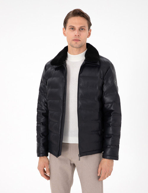 Lacivert Suni Deri Mont 50300555-200