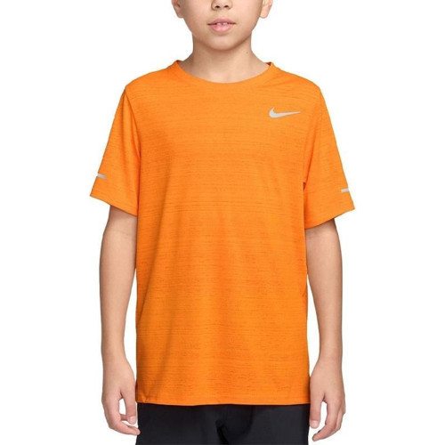 NIKE DD3055-873 Miler Order Erkek Çocuk Turuncu Tişört