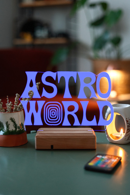 Travis Scott Astro Nomical 16 Renk Gece Lambası