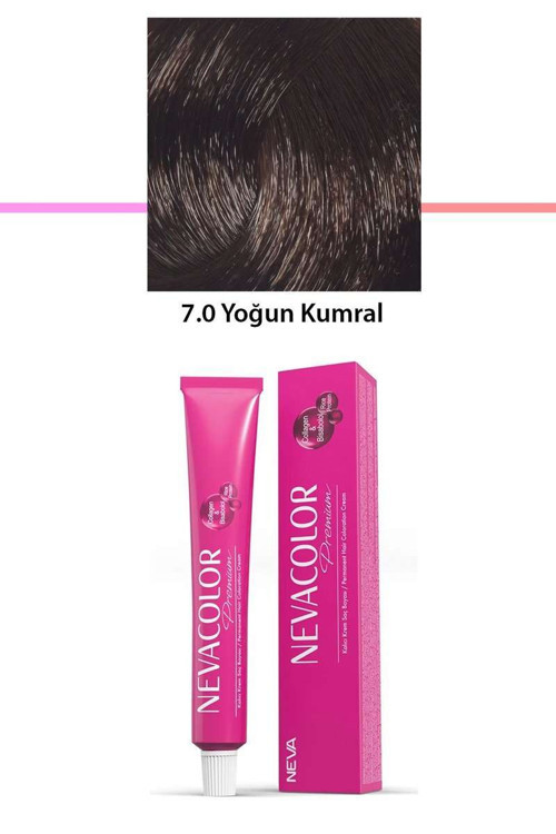 Premium 7.0 Yoğun Kumral - Kalıcı Saç Boyası 50 g Tüp