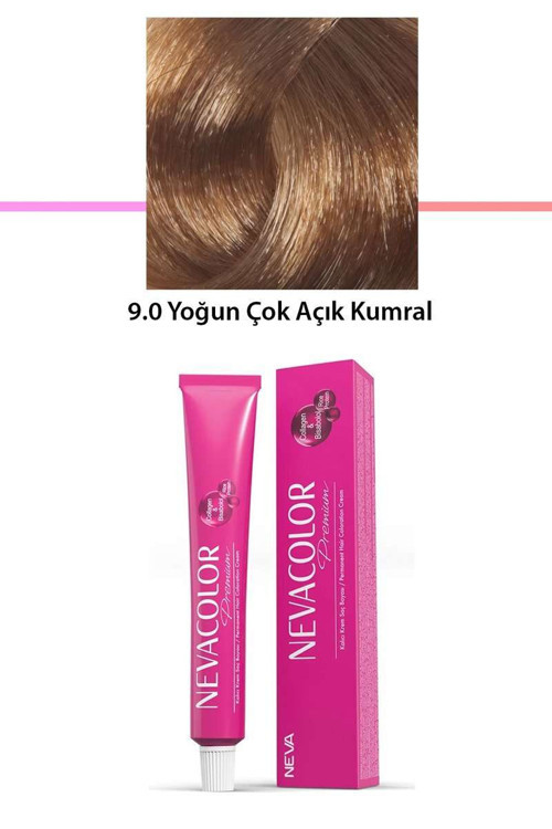 Premium 9.0 Yoğun Çok Açık Kumral - Kalıcı Saç Boyası 50 g Tüp