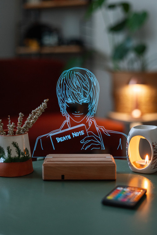 Death Note Light Yagami 16 Renk Gece Lambası