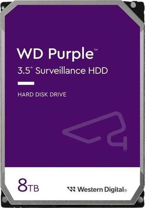 Wd 8 Tb Wd85Purz 3.5 Purple Sata3 5640Rpm 256Mb 7/24 Güvenlik Harddiski
