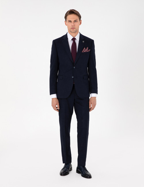 Lacivert Slim Fit Takım Elbise 50292940-VR033