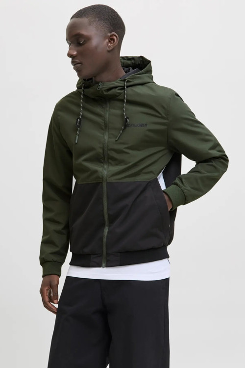 Jack & Jones Jjerush Hood Bomber Erkek Mont