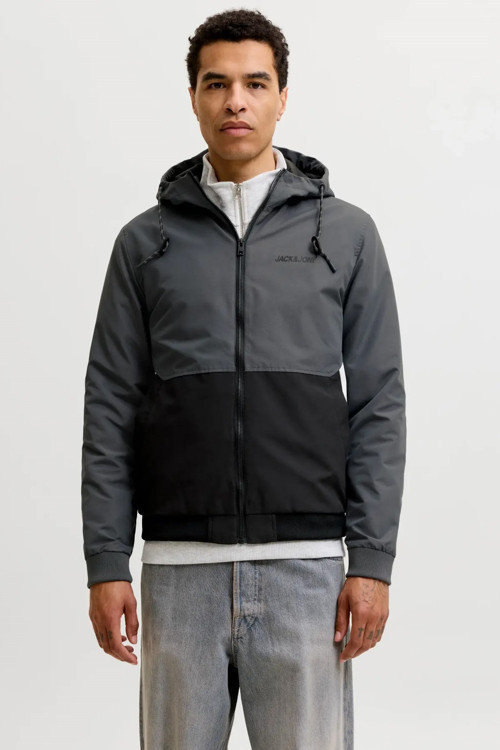 Jack & Jones Jjerush Hood Bomber Erkek Mont