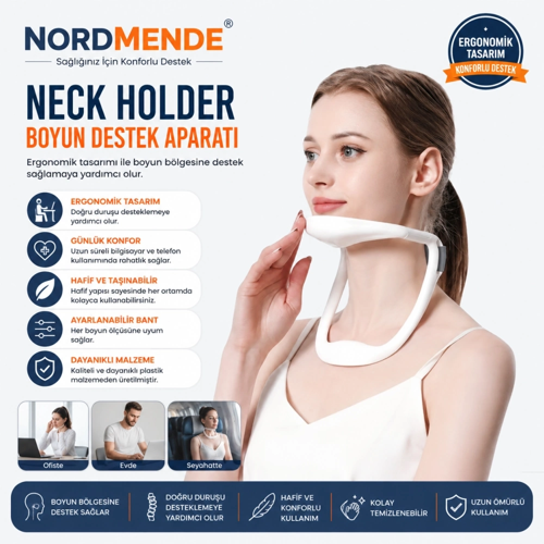 Neck Holder Boyun Destek Atı | Ergonomik & Medikal Kullanım