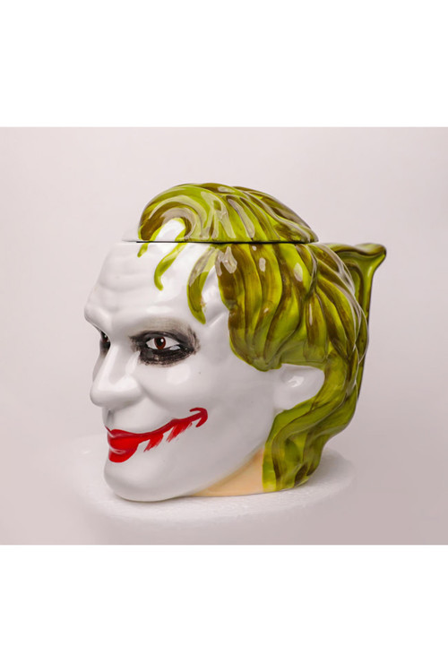 3D Kapaklı Joker Tasarımlı Porselen Kupa Bardak Alk4516