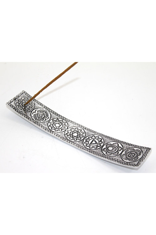 Metal Kayık 7 Çakra ( Chakra ) Tütsülük Ksk2193