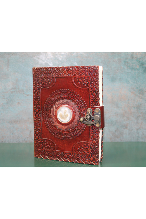 Taşlı Deri Defter Ksk3154