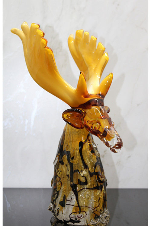Murano Cam Geyik Büstü Alk5227