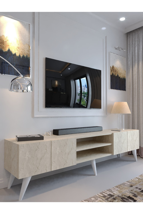 KARNAVAL TV ÜNİTESİ - A1-W1009-8 TRAVERTEN