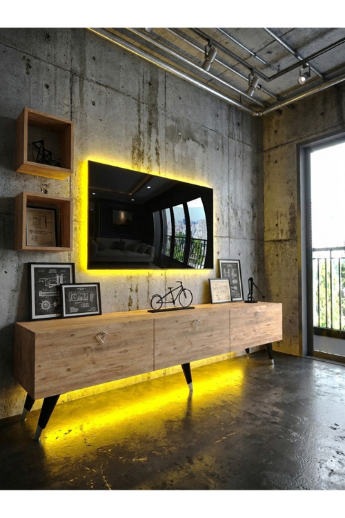 Karnaval Ledli Tv Ünitesi - Çam - PL8018-6