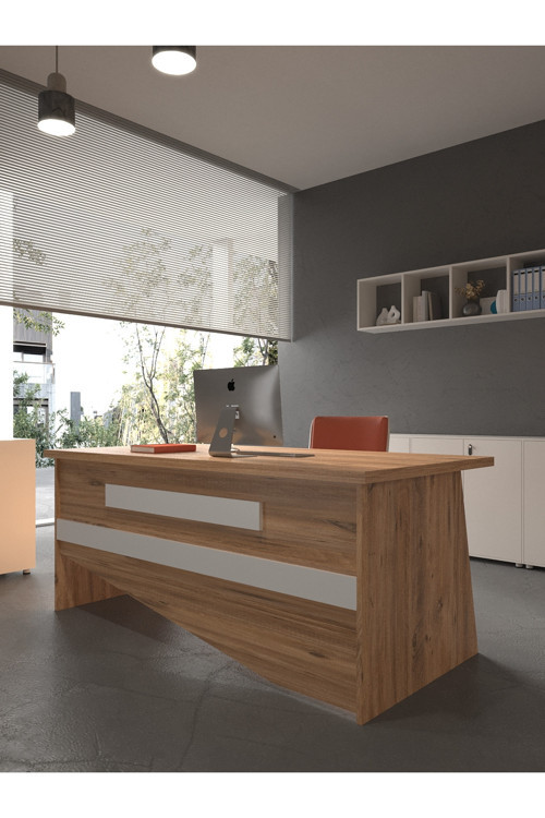 Karnaval Ofis Masası - OFİS-10-6-1-180X90 Beyaz - Beyaz