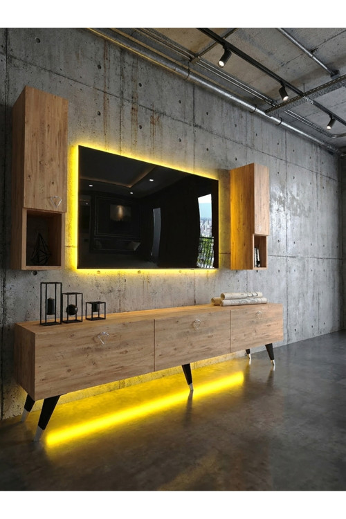 Karnaval Ledli Tv Ünitesi - Çam - PL8025-6
