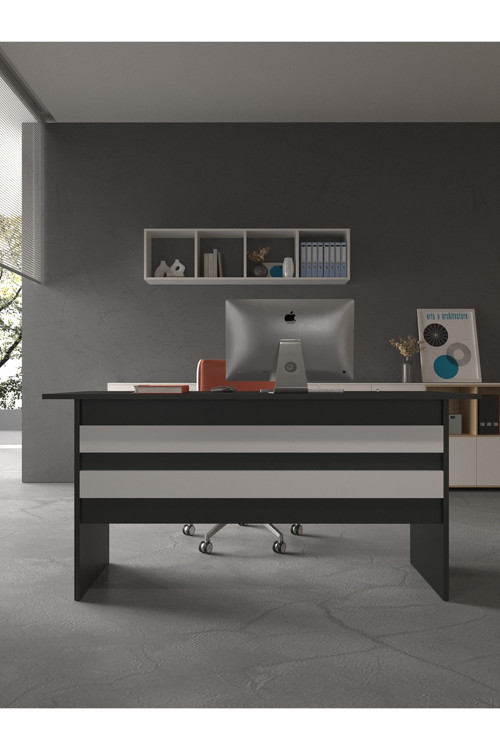 Karnaval Ofis Masası - OFİS-1-4-1-180X60 Beyaz - Beyaz