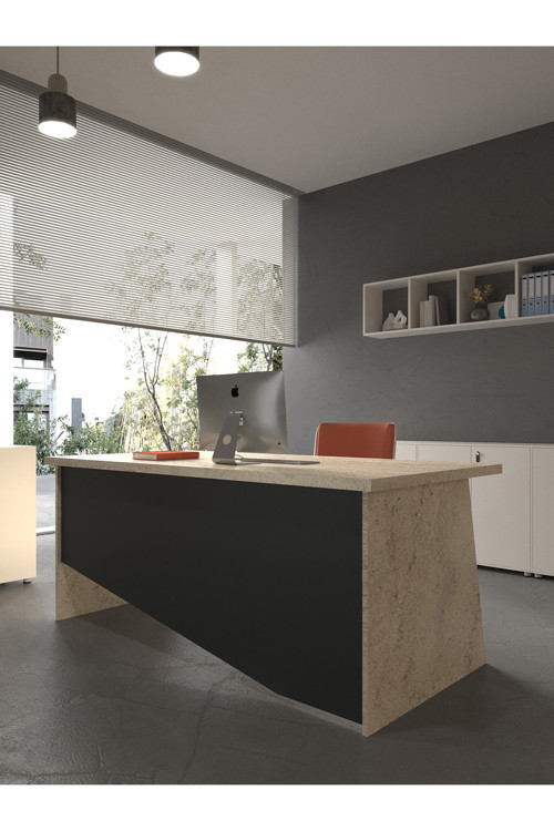 Karnaval Ofis Masası - OFİS-7-8-4-160X60 Beyaz - Antrasit