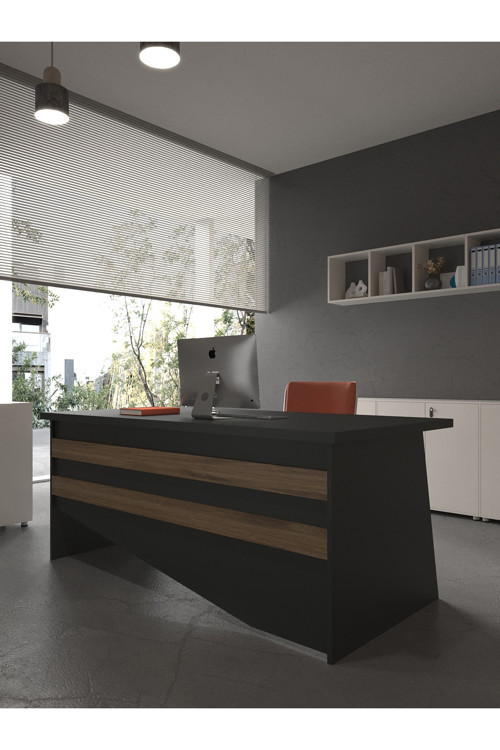 Karnaval Ofis Masası - OFİS-6-4-2-180X75 Beyaz - Ceviz