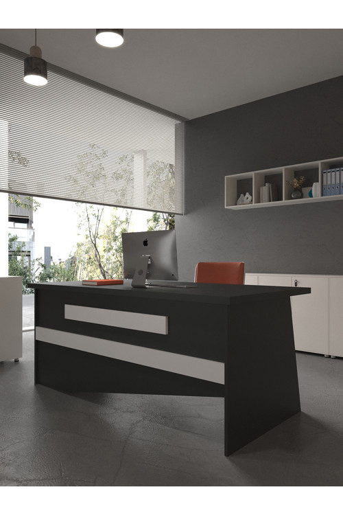 Karnaval Ofis Masası - OFİS-9-4-1-160X60 Beyaz - Beyaz