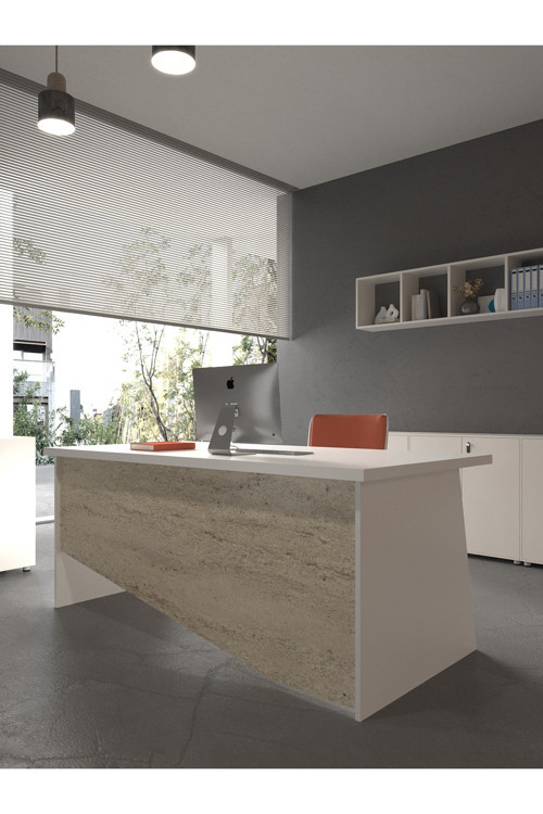 Karnaval Ofis Masası - OFİS-7-1-8-120X60 Beyaz - Travelter